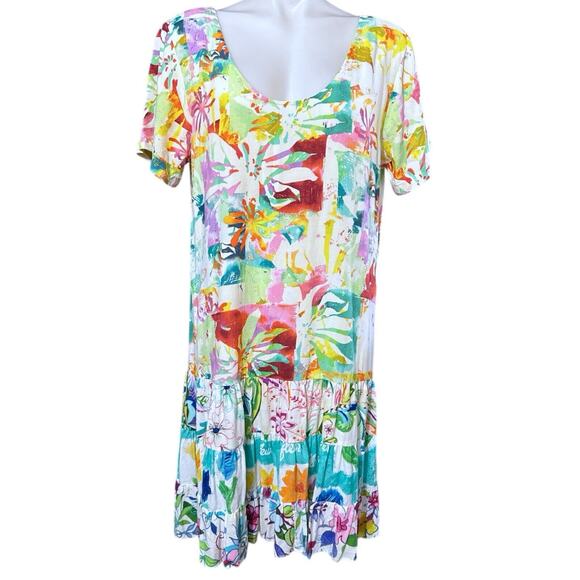 Jams World 50 Years Hawaii Pinwheel Pattern Women's Dress Size Large - Picture 2 of 10